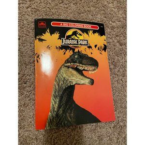 Jurassic Park A big coloring Book Vintage 1993